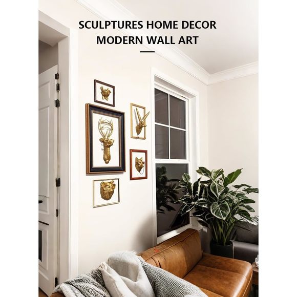 3d Animal Head Wall Mount Ornament, Animal Heads For Wall Art Hanging😺 - Picture 6 of 7